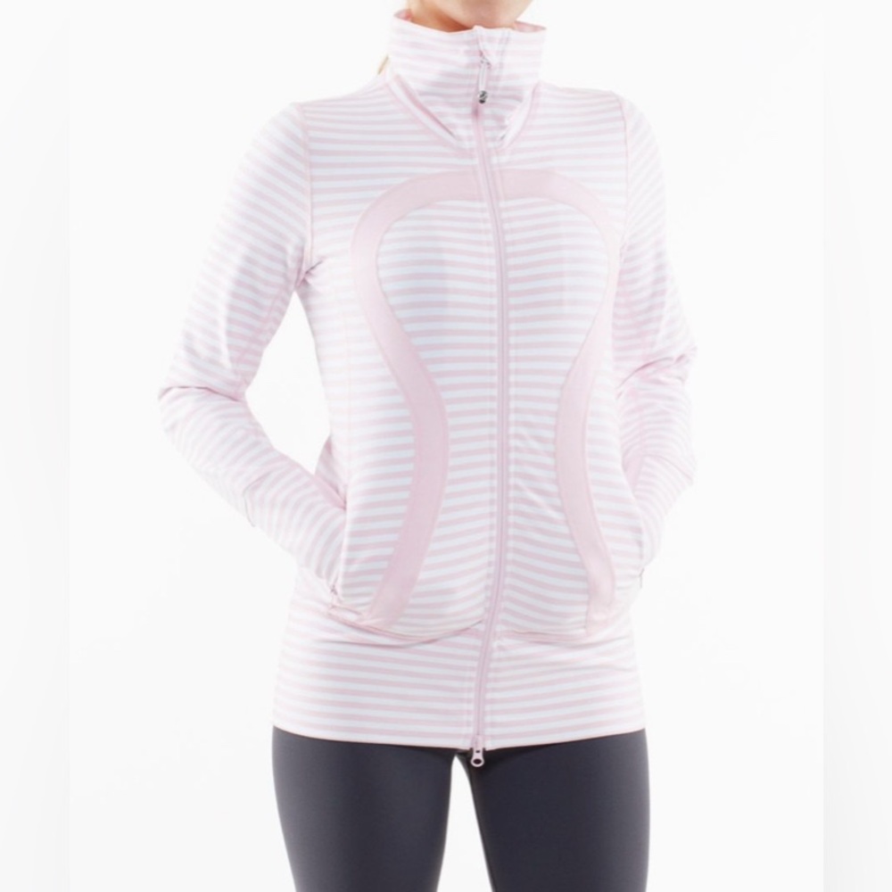 lululemon athletica Pink Striped Jacket